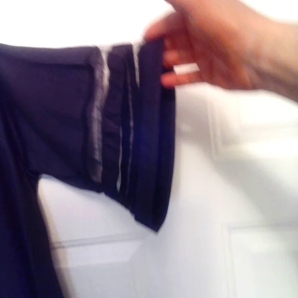 Chic Black and Grey and White Dress - Picture 2 of 4